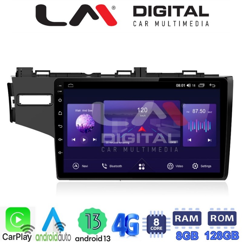 LM Digital - LM ZT8760 GPS Οθόνη OEM Multimedia Αυτοκινήτου για HONDA JAZZ 2013&gt; (CarPlay/AndroidAuto/BT/GPS/WIFI/GPRS)