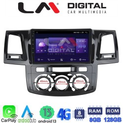 LM Digital - LM ZT8821 GPS Οθόνη OEM Multimedia Αυτοκινήτου για TOYOTA HILUX 2005&gt;2016 (CarPlay/AndroidAuto/BT/GPS/WIFI/GPRS)