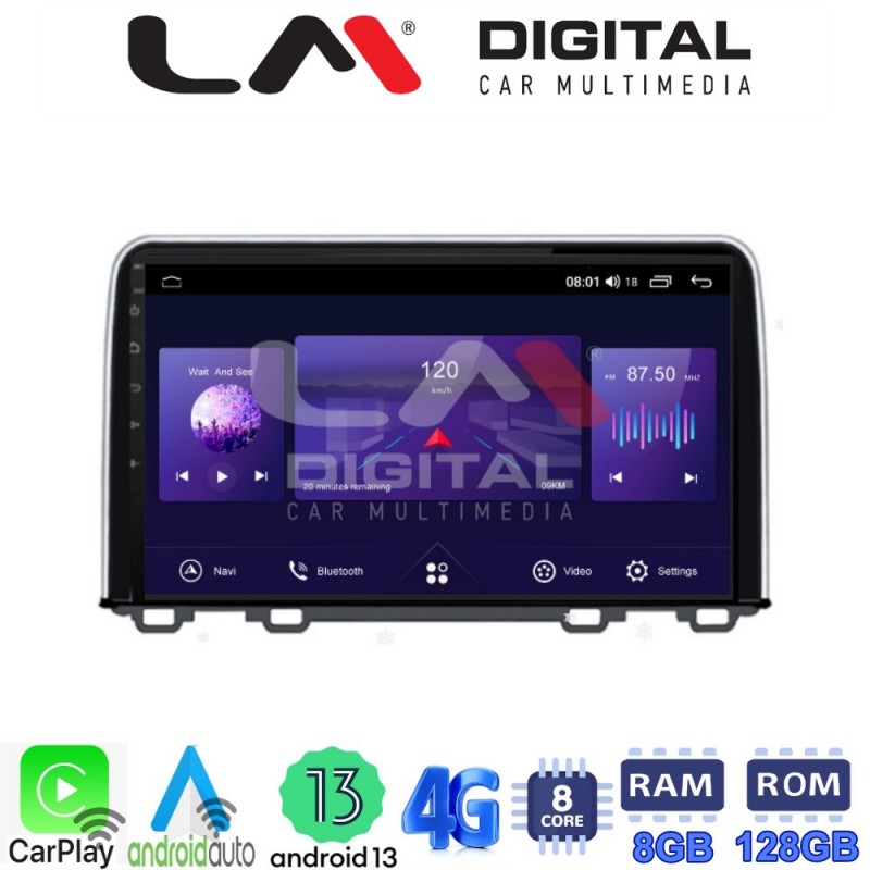 LM Digital - LM ZT8912 GPS Οθόνη OEM Multimedia Αυτοκινήτου για HONDA CRV 2017&gt; (CarPlay/AndroidAuto/BT/GPS/WIFI/GPRS)