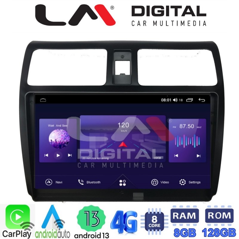 LM Digital - LM ZT8978 GPS Οθόνη OEM Multimedia Αυτοκινήτου για SUZUKI SWIFT 2005 &gt; 2010 (CarPlay/AndroidAuto/BT/GPS/WIFI/GPRS)