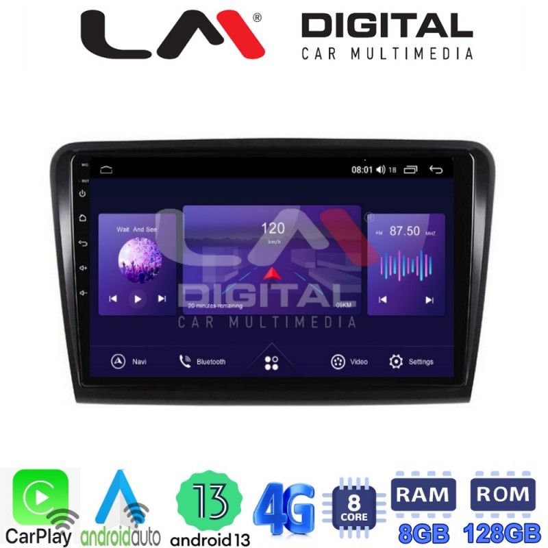 LM Digital - LM ZT8982 GPS Οθόνη OEM Multimedia Αυτοκινήτου για SK SUPERB 2008&gt;2015 (CarPlay/AndroidAuto/BT/GPS/WIFI/GPRS)