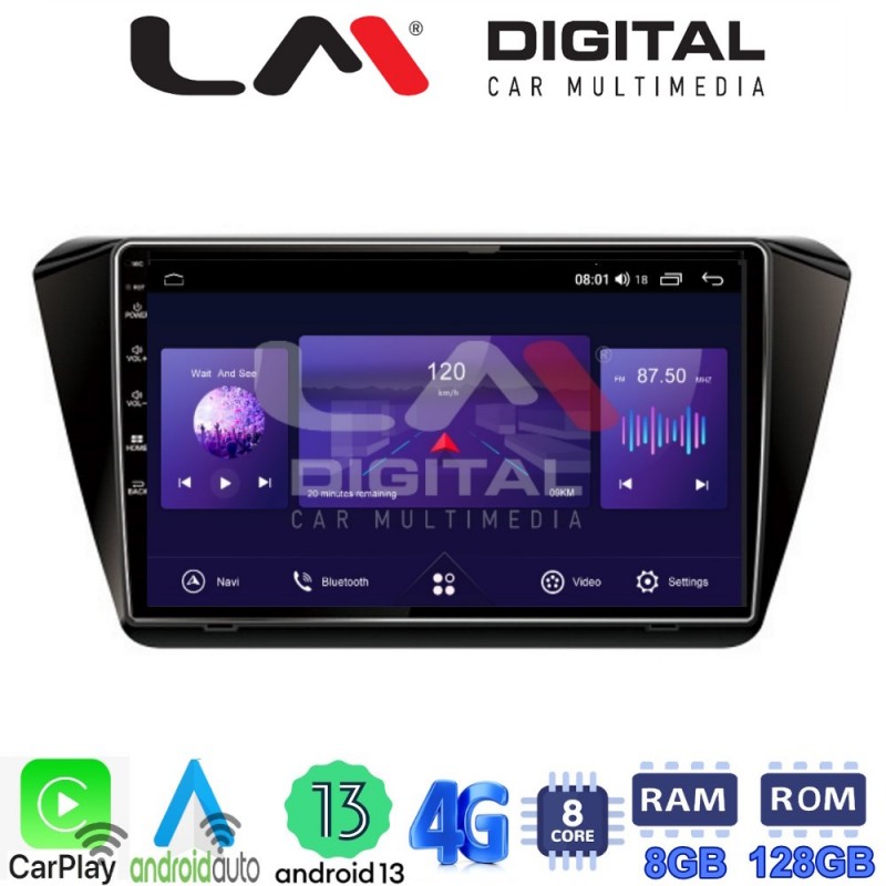 LM Digital - LM ZT8983 GPS Οθόνη OEM Multimedia Αυτοκινήτου για SKODA SUPERB 2016&gt; (CarPlay/AndroidAuto/BT/GPS/WIFI/GPRS)