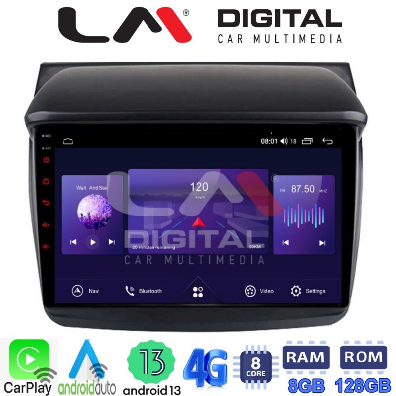 LM Digital - LM ZT8094 GPS Οθόνη OEM Multimedia Αυτοκινήτου για MITSUBISHI L200 2006 &gt; 2014 (CarPlay/AndroidAuto/BT/GPS/WIFI/GPRS)