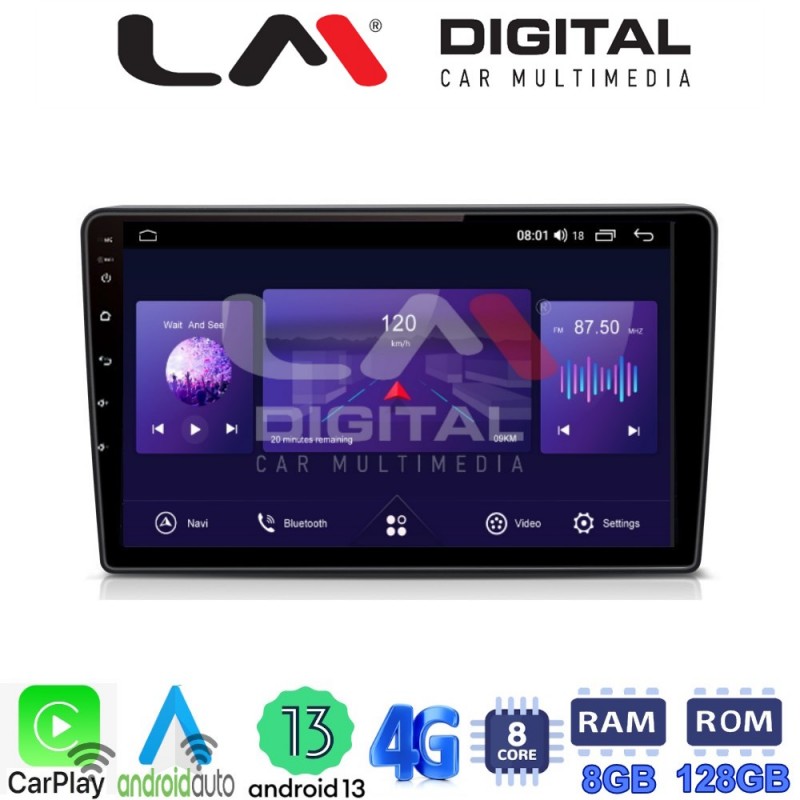 LM Digital - LM ZT8019 GPS Οθόνη OEM Multimedia Αυτοκινήτου για Opel AstraH, CorsaD, Suzuki Ignis (CarPlay/AndroidAuto/BT/GPS/WIFI/GPRS)