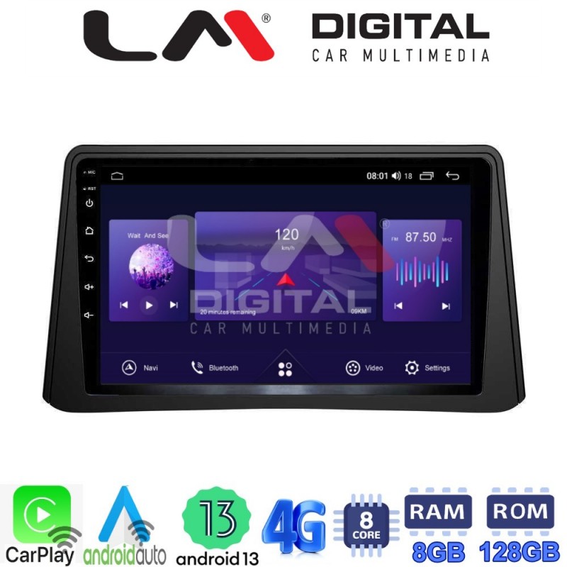 LM Digital - LM ZT8235 GPS Οθόνη OEM Multimedia Αυτοκινήτου για Opel Mokka 2012 &gt; 2015 (CarPlay/AndroidAuto/BT/GPS/WIFI/GPRS)