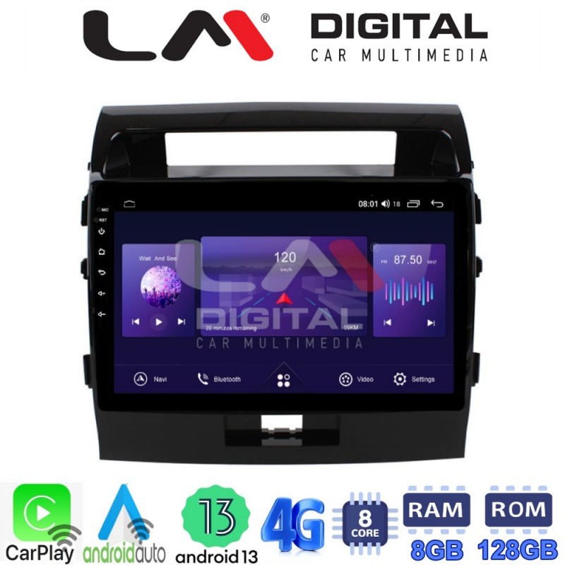 LM Digital - LM ZT8383 GPS Οθόνη OEM Multimedia Αυτοκινήτου για TOYOTA LANDCRUISER 2008&gt;2015   (CarPlay/AndroidAuto/BT/GPS/WIFI/GPRS)