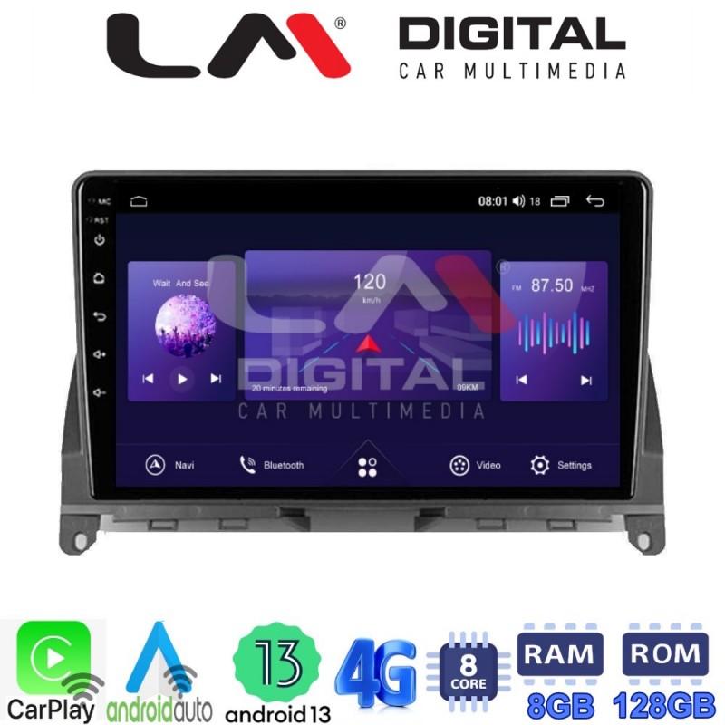 LM Digital - LM ZT8265 GPS Οθόνη OEM Multimedia Αυτοκινήτου για MERCEDES C CLASS (W204) 2007&gt;2011 (CarPlay/AndroidAuto/BT/GPS/WIFI/GPRS)