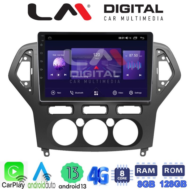 LM Digital - LM ZT8367A GPS Οθόνη OEM Multimedia Αυτοκινήτου για FORD MONDEO 2007 &gt; 2010 (CarPlay/AndroidAuto/BT/GPS/WIFI/GPRS)