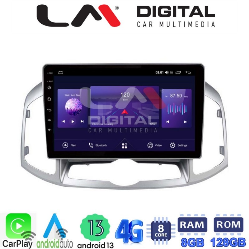 LM Digital - LM ZT8109 GPS Οθόνη OEM Multimedia Αυτοκινήτου για Chevrolet Captiva 2006 &gt; 2018 (CarPlay/AndroidAuto/BT/GPS/WIFI/GPRS)