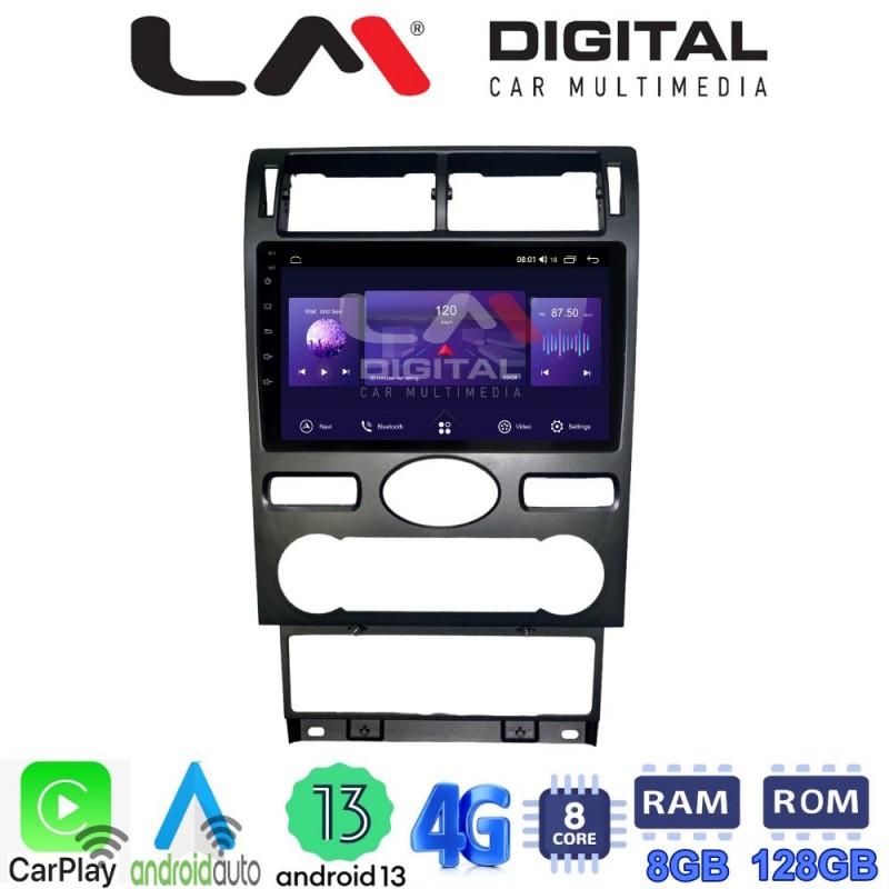 LM Digital - LM ZT8104 GPS Οθόνη OEM Multimedia Αυτοκινήτου για Ford Mondeo 2003 &gt; 2006 (CarPlay/AndroidAuto/BT/GPS/WIFI/GPRS)