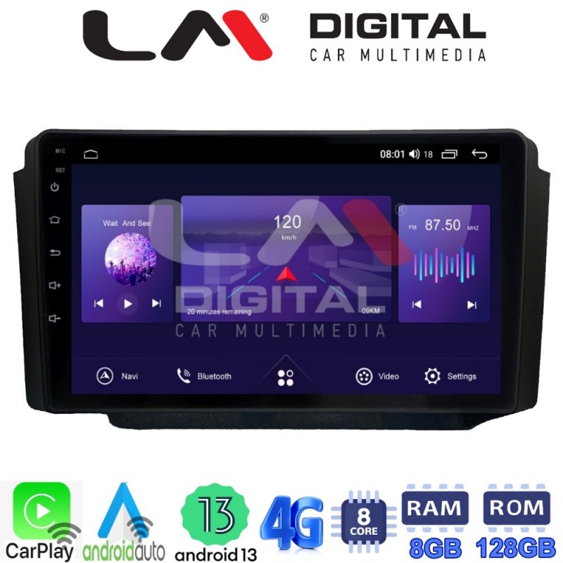 LM Digital - LM ZT8013 GPS Οθόνη OEM Multimedia Αυτοκινήτου για Ssangyong Rexton 2002&gt;2006 (CarPlay/AndroidAuto/BT/GPS/WIFI/GPRS)