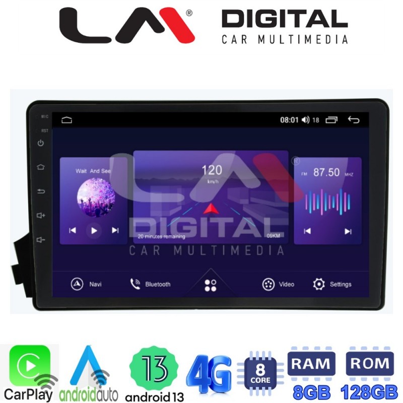 LM Digital - LM ZT8015 GPS Οθόνη OEM Multimedia Αυτοκινήτου για Ssangyong Actyon - Kyron 2006&gt;2015 (CarPlay/AndroidAuto/BT/GPS/WIFI/GPRS)