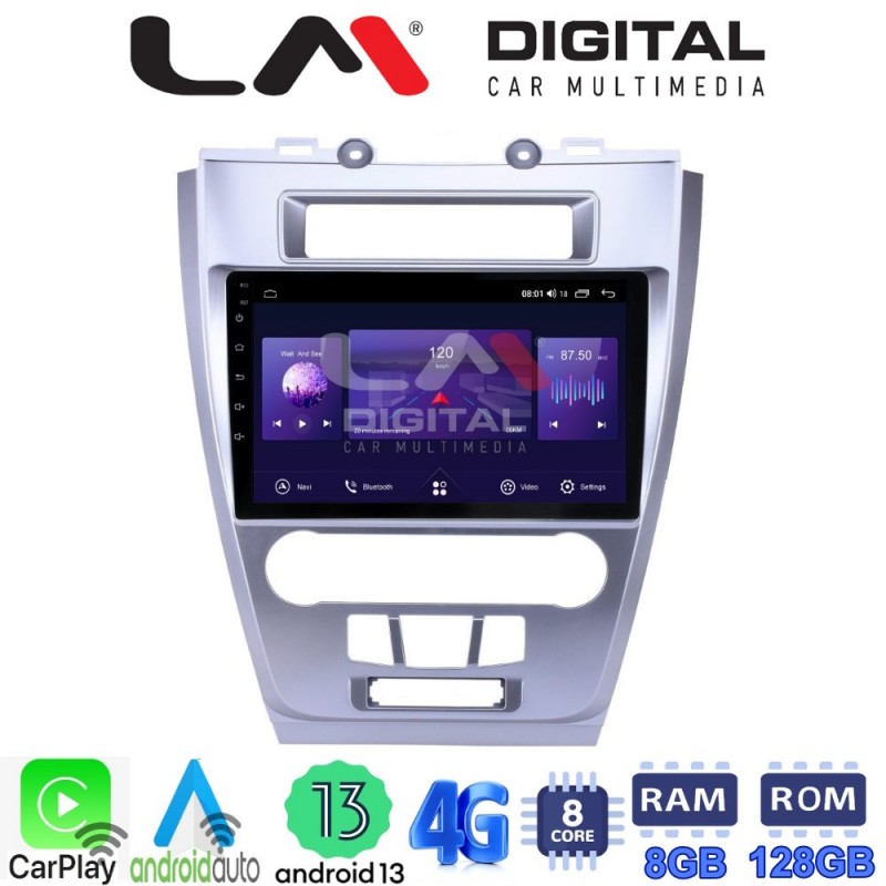 LM Digital - LM ZT8047 GPS Οθόνη OEM Multimedia Αυτοκινήτου για Ford Fusion 2012&gt;2017 (CarPlay/AndroidAuto/BT/GPS/WIFI/GPRS)