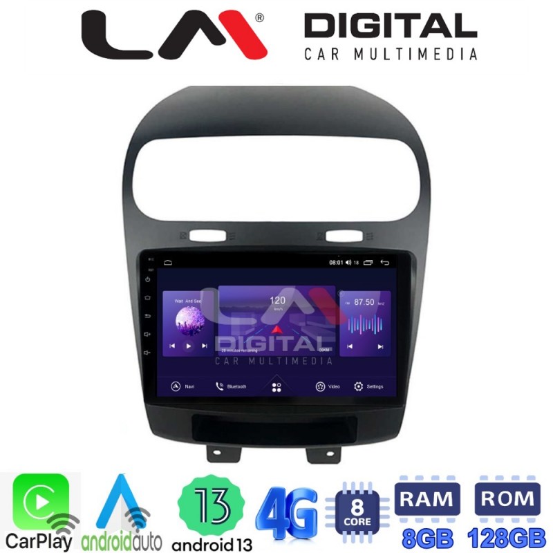 LM Digital - LM ZT8261 GPS Οθόνη OEM Multimedia Αυτοκινήτου για Fiat Freemont 2008&gt; (CarPlay/AndroidAuto/BT/GPS/WIFI/GPRS)