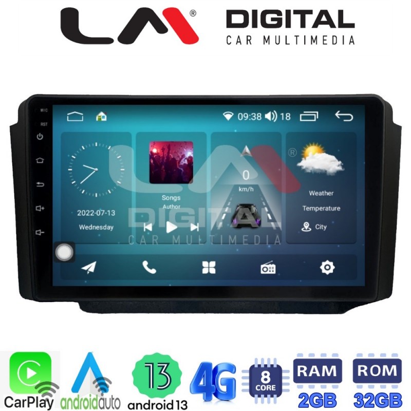 LM Digital - LM ZR8013 GPS Οθόνη OEM Multimedia Αυτοκινήτου για Ssangyong Rexton 2002&gt;2006 (CarPlay/AndroidAuto/BT/GPS/WIFI/GPRS)