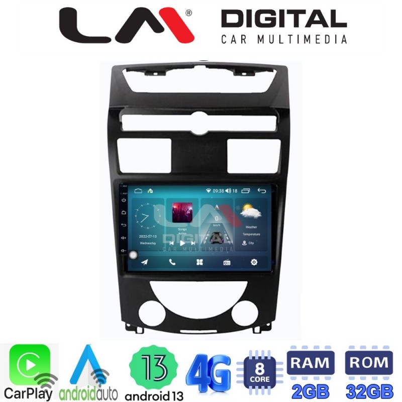 LM Digital - LM ZR8014 GPS Οθόνη OEM Multimedia Αυτοκινήτου για Ssangyong Rexton 2006&gt;2015 (CarPlay/AndroidAuto/BT/GPS/WIFI/GPRS)