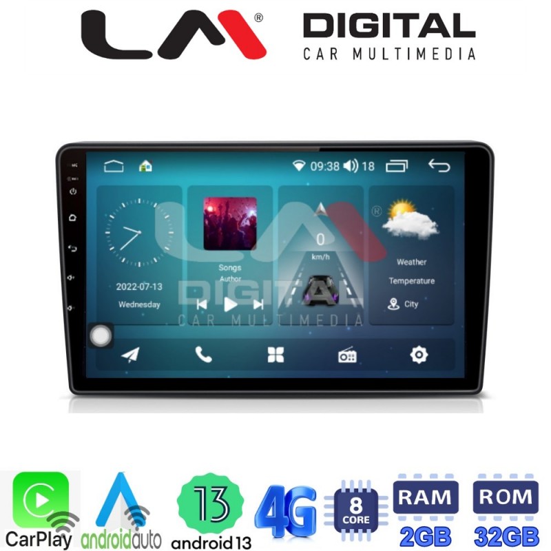 LM Digital - LM ZR8019 GPS Οθόνη OEM Multimedia Αυτοκινήτου για Opel AstraH, CorsaD, Suzuki Ignis (CarPlay/AndroidAuto/BT/GPS/WIFI/GPRS)