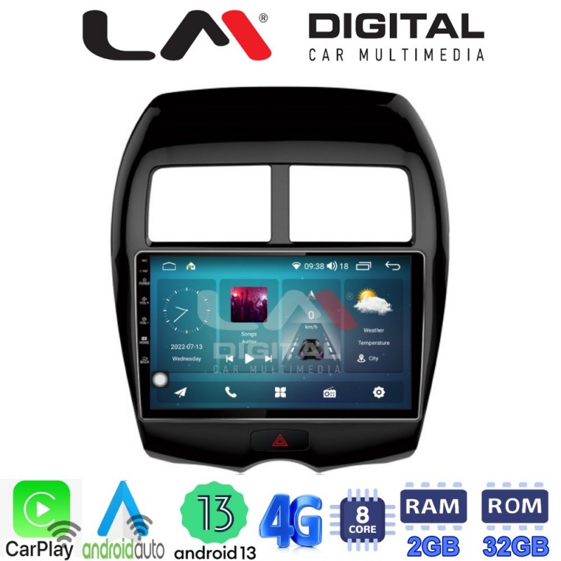 LM Digital - LM ZR8026 GPS Οθόνη OEM Multimedia Αυτοκινήτου για MITSUBISHI ASX 2008&gt; (CarPlay/AndroidAuto/BT/GPS/WIFI/GPRS)