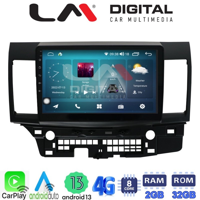 LM Digital - LM ZR8037 GPS Οθόνη OEM Multimedia Αυτοκινήτου για MITSUBISHI LANCER 2008&gt; (CarPlay/AndroidAuto/BT/GPS/WIFI/GPRS)