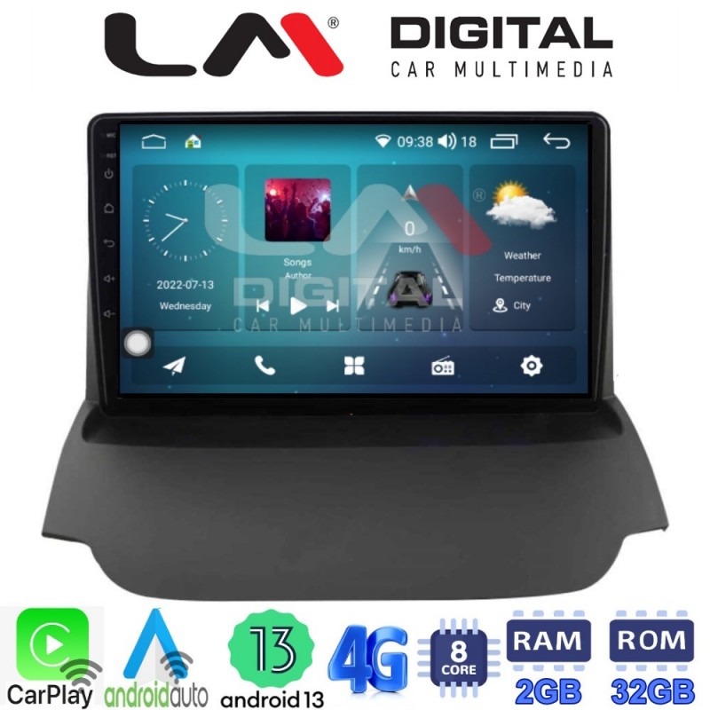 LM Digital - LM ZR8039 GPS Οθόνη OEM Multimedia Αυτοκινήτου για FORD ECOSPORT 2012&gt;2017  (CarPlay/AndroidAuto/BT/GPS/WIFI/GPRS)