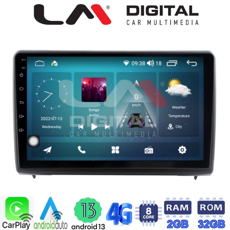 LM Digital - LM ZR8040 GPS Οθόνη OEM Multimedia Αυτοκινήτου για Ford Ecosport 2019 &gt; (CarPlay/AndroidAuto/BT/GPS/WIFI/GPRS)