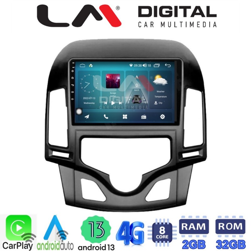 LM Digital - LM ZR8043CL GPS Οθόνη OEM Multimedia Αυτοκινήτου για HYUNDAI i30 2007-2012  (CarPlay/AndroidAuto/BT/GPS/WIFI/GPRS)