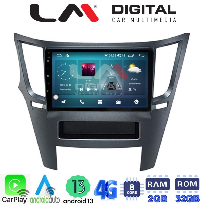 LM Digital - LM ZR8061 GPS Οθόνη OEM Multimedia Αυτοκινήτου για Subaru Legacy-Outback 2009&gt;2013 (CarPlay/AndroidAuto/BT/GPS/WIFI/GPRS)