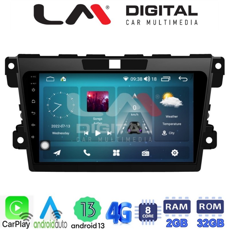 LM Digital - LM ZR8097 GPS Οθόνη OEM Multimedia Αυτοκινήτου για MAZDA CX7 2006&gt; (CarPlay/AndroidAuto/BT/GPS/WIFI/GPRS)