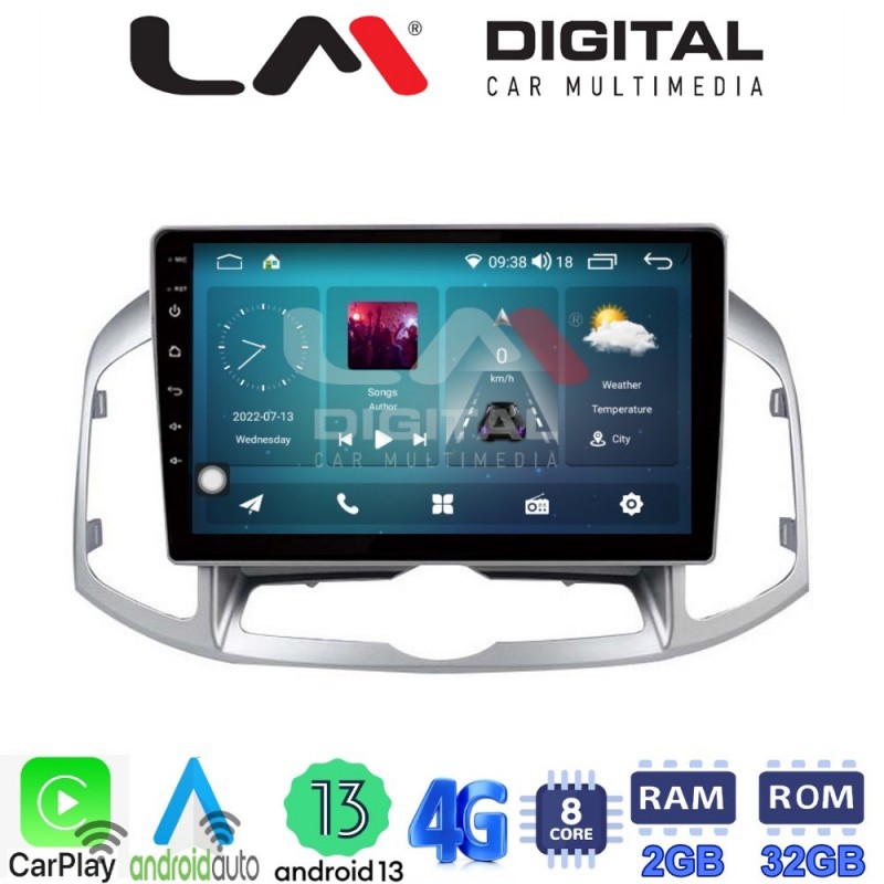 LM Digital - LM ZR8109 GPS Οθόνη OEM Multimedia Αυτοκινήτου για Chevrolet Captiva 2006 &gt; 2018 (CarPlay/AndroidAuto/BT/GPS/WIFI/GPRS)