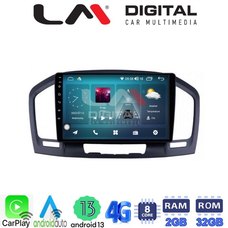 LM Digital - LM ZR8114 GPS Οθόνη OEM Multimedia Αυτοκινήτου για OPEL INSIGNIA 2007-2013 (CarPlay/AndroidAuto/BT/GPS/WIFI/GPRS)