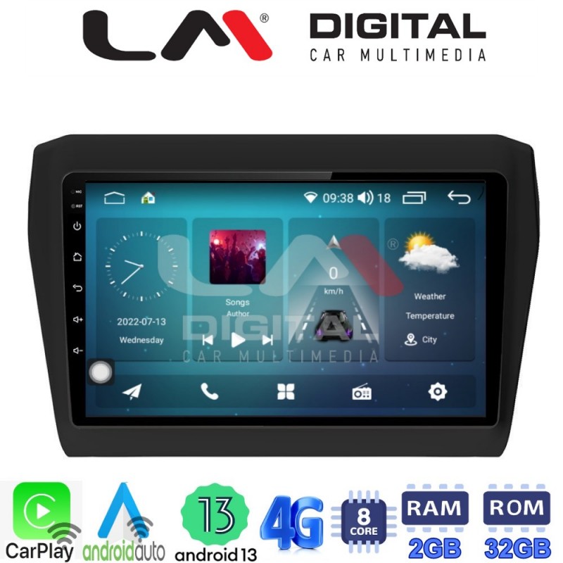 LM Digital - LM ZR8180 GPS Οθόνη OEM Multimedia Αυτοκινήτου για SUZUKI SWIFT 2016&gt; (CarPlay/AndroidAuto/BT/GPS/WIFI/GPRS)