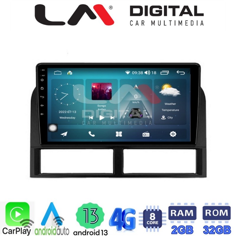 LM Digital - LM ZR8201 GPS Οθόνη OEM Multimedia Αυτοκινήτου για Jeep Gran Cherokee 1999 &gt; 2004 (CarPlay/AndroidAuto/BT/GPS/WIFI/GPRS)