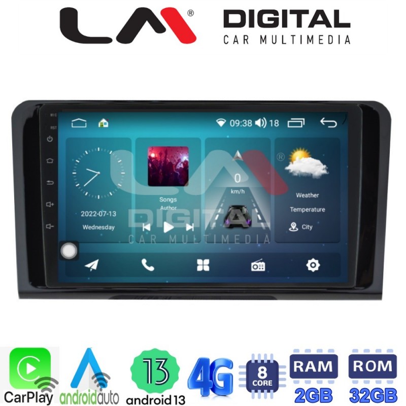 LM Digital - LM ZR8213 GPS Οθόνη OEM Multimedia Αυτοκινήτου για MERCEDES ML 2005&gt;2011 (CarPlay/AndroidAuto/BT/GPS/WIFI/GPRS)