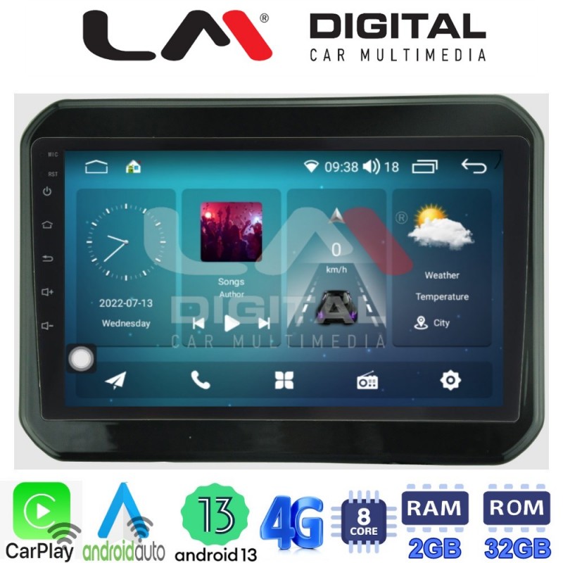 LM Digital - LM ZR8232 GPS Οθόνη OEM Multimedia Αυτοκινήτου για SUZUKI IGNIS 2016&gt; (CarPlay/AndroidAuto/BT/GPS/WIFI/GPRS)