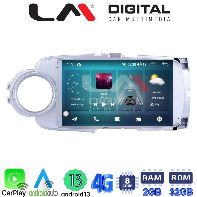 LM Digital - LM ZR8254 GPS Οθόνη OEM Multimedia Αυτοκινήτου για Toyota Yaris 2012 &gt; 2015
Αν το αυτοκίνητο είναι υβριδικό, παρακαλώ ενημερώστε μας πριν την παραγγελία σας. (CarPlay/AndroidAuto/BT/GPS/WIFI/GPRS)