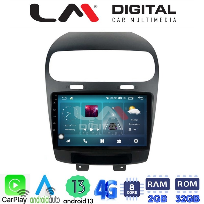 LM Digital - LM ZR8261 GPS Οθόνη OEM Multimedia Αυτοκινήτου για Fiat Freemont 2008&gt; (CarPlay/AndroidAuto/BT/GPS/WIFI/GPRS)