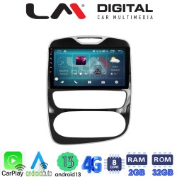 LM Digital - LM ZR8321 GPS Οθόνη OEM Multimedia Αυτοκινήτου για Renault Clio 2016-2018 (CarPlay/AndroidAuto/BT/GPS/WIFI/GPRS)