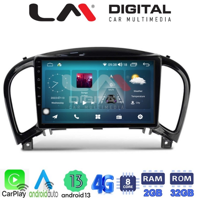 LM Digital - LM ZR8352 GPS Οθόνη OEM Multimedia Αυτοκινήτου για NISSAN JUKE 2009&gt; (CarPlay/AndroidAuto/BT/GPS/WIFI/GPRS)