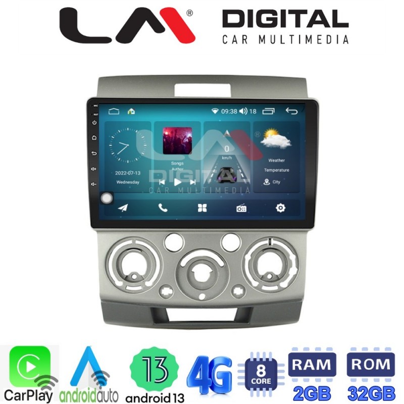 LM Digital - LM ZR8360 GPS Οθόνη OEM Multimedia Αυτοκινήτου για MAZDA BT 50  & FORD RANGER 2006&gt;2011 (CarPlay/AndroidAuto/BT/GPS/WIFI/GPRS)