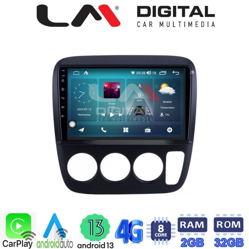 LM Digital - LM ZR8376A GPS Οθόνη OEM Multimedia Αυτοκινήτου για HONDA CRV  1996-2006 (CarPlay/AndroidAuto/BT/GPS/WIFI/GPRS)