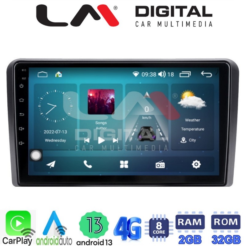 LM Digital - LM ZR8407 GPS Οθόνη OEM Multimedia Αυτοκινήτου για ΗΥ Η1 2006&gt; (CarPlay/AndroidAuto/BT/GPS/WIFI/GPRS)