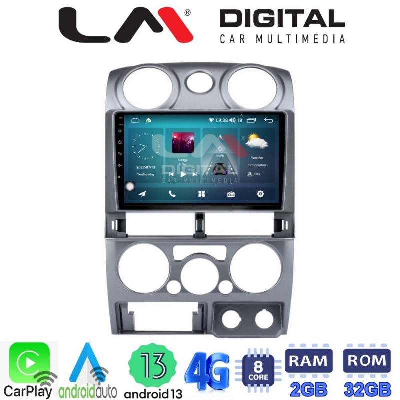 LM Digital - LM ZR8425 GPS Οθόνη OEM Multimedia Αυτοκινήτου για Isuzu D-Max 2008 &gt; 2012 (CarPlay/AndroidAuto/BT/GPS/WIFI/GPRS)