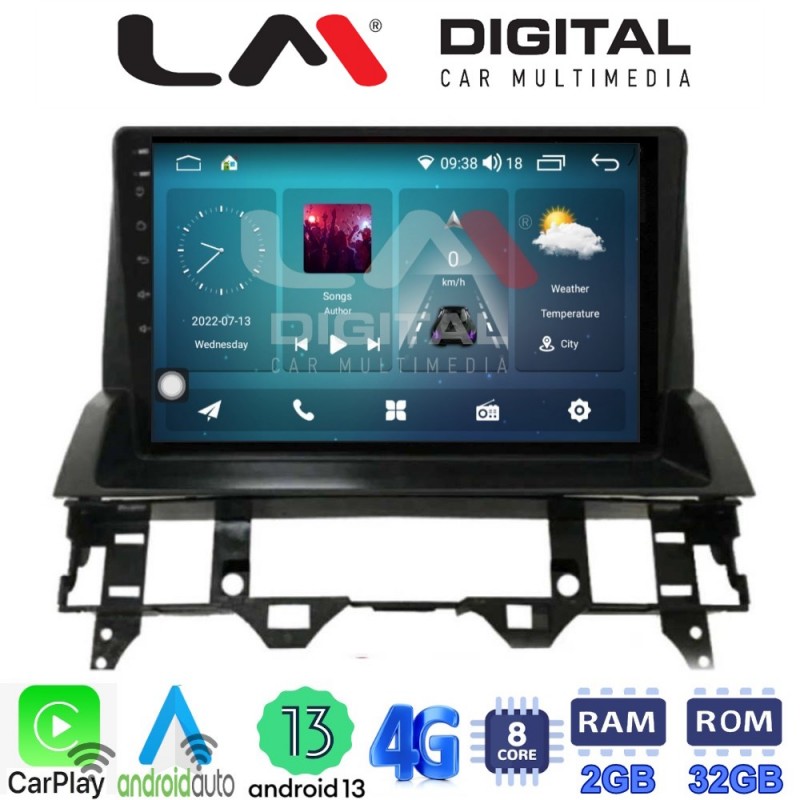 LM Digital - LM ZR8437 GPS Οθόνη OEM Multimedia Αυτοκινήτου για MAZDA 6 2002 &gt; 2005 (CarPlay/AndroidAuto/BT/GPS/WIFI/GPRS)