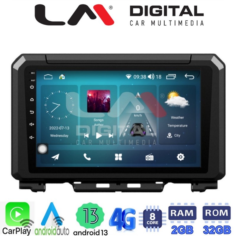 LM Digital - LM ZR8570 GPS Οθόνη OEM Multimedia Αυτοκινήτου για SUZUKI JIMNY 2018&gt; (CarPlay/AndroidAuto/BT/GPS/WIFI/GPRS)