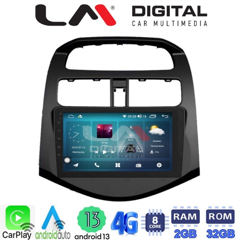 LM Digital - LM ZR8589 GPS Οθόνη OEM Multimedia Αυτοκινήτου για DAEWOO SPARK 2009&gt;2016 (CarPlay/AndroidAuto/BT/GPS/WIFI/GPRS)