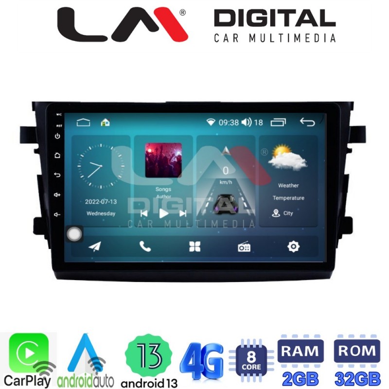 LM Digital - LM ZR8599 GPS Οθόνη OEM Multimedia Αυτοκινήτου για SUZUKI CELERIO 2015&gt; (CarPlay/AndroidAuto/BT/GPS/WIFI/GPRS)