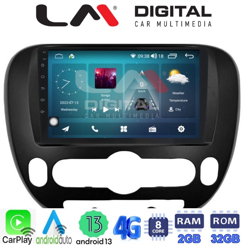 LM Digital - LM ZR8694 GPS Οθόνη OEM Multimedia Αυτοκινήτου για Kia Soul 2014 &gt; (CarPlay/AndroidAuto/BT/GPS/WIFI/GPRS)