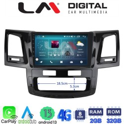 LM Digital - LM ZR8820 GPS Οθόνη OEM Multimedia Αυτοκινήτου για TOYOTA HILUX 2005&gt;2016 (CarPlay/AndroidAuto/BT/GPS/WIFI/GPRS)