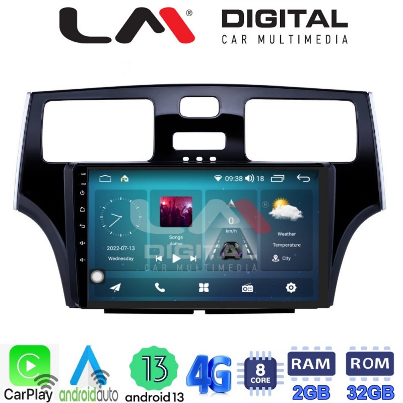 LM Digital - LM ZR8993 GPS Οθόνη OEM Multimedia Αυτοκινήτου για Lexus ES 2001 &gt; 2007 (CarPlay/AndroidAuto/BT/GPS/WIFI/GPRS)