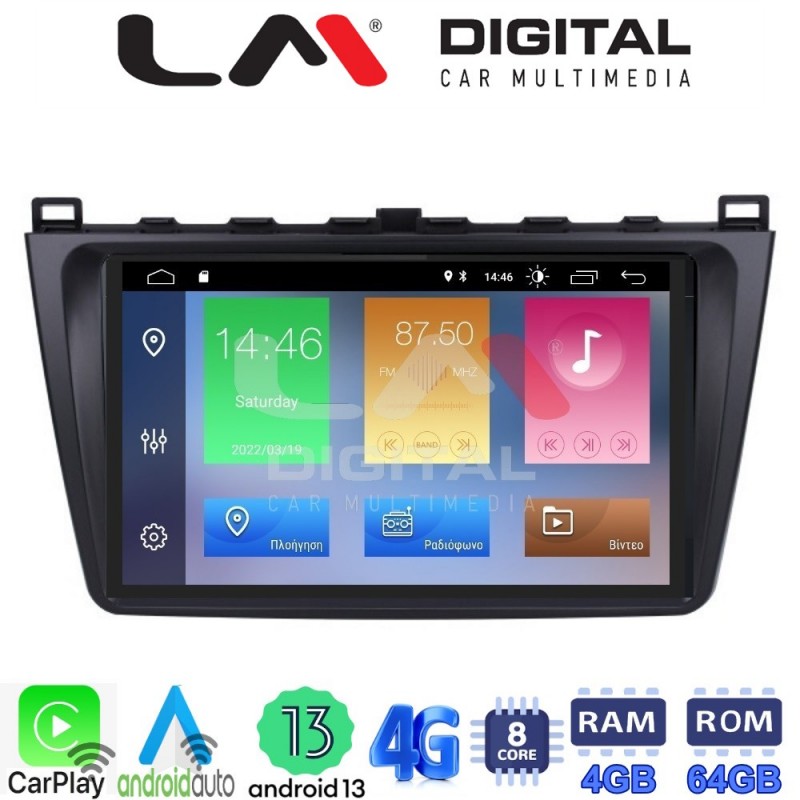 LM Digital - LM ZC8012 GPS Οθόνη OEM Multimedia Αυτοκινήτου για Mazda 6 2008 &gt; 2012 (CarPlay/AndroidAuto/BT/GPS/WIFI/GPRS)